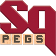Square pegs logo